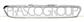 RADIATOR GRILLE FRAME-CHROME MOD. ACTIVE