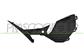 FRONT BUMPER GRILLE RIGHT-BLACK-TEXTURED FINISH-WITH PDC HOLE