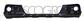 FRONT BUMPER-LOWER-BLACK-TEXTURED FINISH-WITH FOG LAMP HOLES-WITH PDC-WITH FRAME HOLES-WITH CENTRE MOLDING HOLES