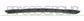 BANDEAU CENTRALE DE PARE-CHOCS ARRIERE ARGENT