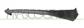 FRONT BUMPER SPOILER-BLACK-TEXTURED FINISH-WITH MOLDING HOLES-WITH PDC CUTTING MARKS