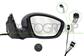 DOOR MIRROR RIGHT-ELECTRIC-PRIMED-HEATED-WITH LAMP-WITH SENSOR-CONVEX-8 PINS