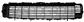 BUMPER GRILLE UPPER-INNER