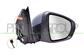 DOOR MIRROR RIGHT-ELECTRIC-HEATED-PRIMED-WITH SENSOR-WITH LAMP-CONVEX/CHROME-8 PINS