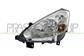 HEADLAMP LEFT H4-ELECTRIC-WITH MOTOR