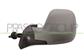 DOOR MIRROR LEFT-CABLE-PRIMED-CONVEX-CHROME