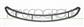 FRAME CENTRE GRILLE BONNET AIR INTAKE-BLACK