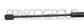 TAILGATE GAS SPRING RIGHT/LEFT - 390 N - L 474 mm - S 190 mm - Ø 18 mm - Ø 8 mm
