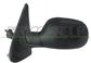 DOOR MIRROR LEFT-CABLE-BLACK-ASPHERICAL-CHROME
