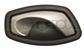 FRONT/REAR DOOR HANDLE RIGHT-INNER-WITH SILVER LEVER-BLACK HOUSING