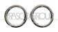 FOG LAMP SET FRAME-CHROME (RIGHT+LEFT)