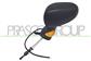 DOOR MIRROR LEFT-CABLE-BLACK-WITH LAMP-ASPHERICAL 4H2P