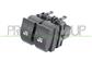 FRONT DOOR LEFT WINDOW REGULATOR PUSH-BUTTON PANEL-BLACK-2 SWITCHES-10 PINS