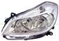 OPTICA IZQUIERDA H7+H7 ELECTRICA-CON MOTOR-CROMADO