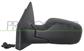 DOOR MIRROR LEFT-CABLE-PRIMED-ASPHERICAL-CHROME
