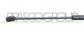 TAILGATE GAS SPRING RIGHT/LEFT - 580 N - L 470 mm - S 190 mm - Ø 18 mm - Ø 8 mm MOD. STATION WAGON