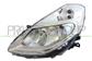 OPTICA IZQUIERDA H7+H7 ELECTRICA-SIN MOTOR-CROMADA