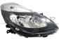 OPTICA DERECHA H7+H7 ELECTRICA-CON MOTOR-NEGRA
