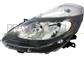 OPTICA IZQUIERDA H7+H7 ELECTRICA-CON MOTOR-NEGRA
