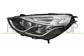 HEADLAMP LEFT H1+H7-ELECTRIC-WITHOUT MOTOR-CHROME
