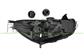 HEADLAMP LEFT H1+H7-ELECTRIC-WITHOUT MOTOR-CHROME