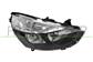 PROIETTORE DESTRO H1+H7-ELETTRICO-SENZA MOTORE-NERO