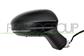 DOOR MIRROR RIGHT-ELECTRIC-HEATED-BLACK-WITH SENSOR-WITH LAMP-CONVEX-9 PINS