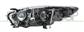 HEADLAMP RIGHT H7+H7 ELECTRIC-WITH MOTOR-BLACK