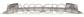 MOLDURA INFERIOR CENTRAL PARACHOQUES DELANTERO-PINTADA PLATA-MOD. HYPNOTIC