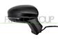 DOOR MIRROR RIGHT-ELECTRIC-HEATED-BLACK-WITH SENSOR-WITH LAMP-ASPHERICAL-9 PINS