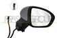 DOOR MIRROR RIGHT-ELECTRIC-HEATED-PRIMED-FOLDABLE-WITH SENSOR-WITH LAMP-WITH BLIS-ASPHERICAL-12 PINS