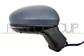 DOOR MIRROR RIGHT-ELECTRIC-PRIMED-HEATED-FOLDABLE-WITH LAMP-WITH SENSOR-WITH BLIS-ASPHERICAL-12 PINS