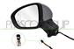 DOOR MIRROR LEFT-ELECTRIC-PRIMED-HEATED-FOLDABLE-WITH LAMP-WITH BLIS-ASPHERICAL-10 PINS