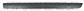 FRONT DOOR MOLDING-RIGHT-WITH CLIPS-BLACK-TEXTURED FINISH