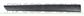 REAR DOOR MOLDING-RIGHT-WITH CLIPS-BLACK-TEXTURED FINISH