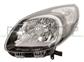 OPTICA IZQUIERDA H4 ELECTRICA-SIN MOTOR-NEGRA