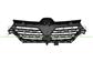 GRILLE DE CALANDRE-NOIRE-STRUCTURE'-AVEC MOULURES NOIRE BRILLANTE-AVEC TROUS PROFIL MOD. > 03/23