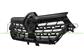 RADIATOR GRILLE-BLACK-TEXTURED FINISH-WITH GLOSSY-BLACK MOLDING-WITH PROFILE HOLES MOD. 04/23 >