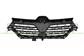 RADIATOR GRILLE-BLACK-TEXTURED FINISH-WITH GLOSSY-BLACK MOLDING-WITH PROFILE HOLES MOD. 04/23 >