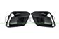SET OF FRONT BUMPER GRILLES-BLACK-WITHOUT FOG LAMP HOLES-(RIGHT+LEFT)