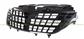 RADIATOR GRILLE-BLACK-WITH CHROME FRAME-WITH GLOSSY BLACK MOULDINGS