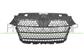 GRILLE CALANDRE NOIRE AVEC 3 MOULURES CHROMEES ET 4 MOULURES NOIRE-BRILLANTE