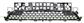 FRONT BUMPER GRILLE-CENTRE-BLACK