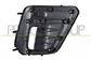 BUMPER GRILLE LEFT-BLACK-WITH FOG LAMP HOLES-WITH BLACK-GLOSSY FRAME