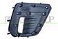 BUMPER GRILLE LEFT-BLACK-WITH FOG LAMP HOLE-WITH CHROME FRAME
