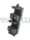 FRONT DOOR LEFT WINDOW REGULATOR PUSH-BOTTON PANEL-BLACK-4 SWITCHES-9 PINS