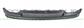REAR BUMPER SPOILER-BLACK-TEXTURED FINISH-WITH SENSOR CUTTING MARKS FOR PDC