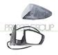 DOOR MIRROR RIGHT-ELECTRIC-PRIMED-HEATED-WITH LAMP-CONVEX-6 PINS
