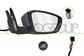 DOOR MIRROR RIGHT-ELECTRIC-PRIMED-HEATED-FOLDABLE-WITH LAMP-WITH AMBIENT LIGHT-CONVEX-11 PINS