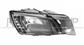 PROIETTORE DESTRO H7+H15-ELETTRICO-CON MOTORE-CON LUCE DIURNA-NERO